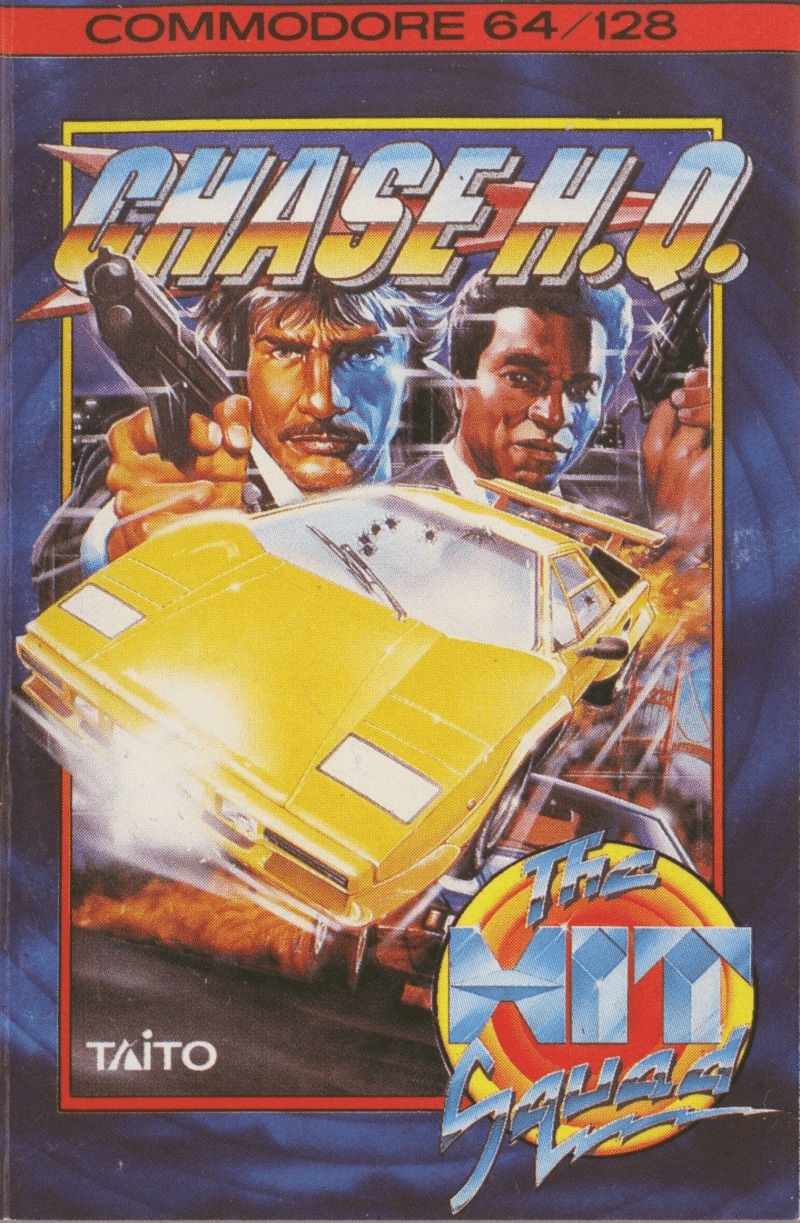 Chase HQ box art for Commodore 64